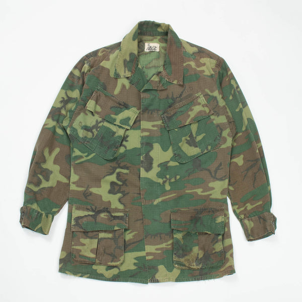 60s Vietnam War ERDL Jungle Jacket - Small