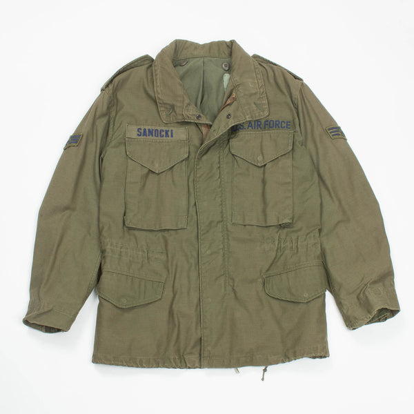 80s Vintage US Air Force M65 Field Jacket - Small