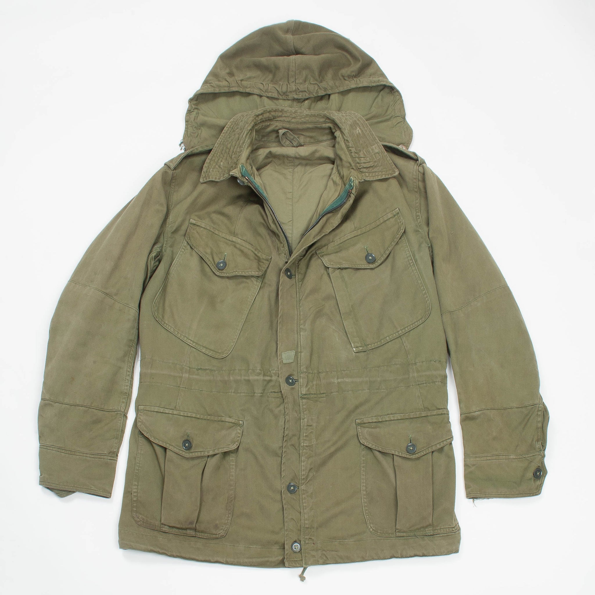 60s Vintage British Army 1960 Pattern Combat Smock w/ Hood