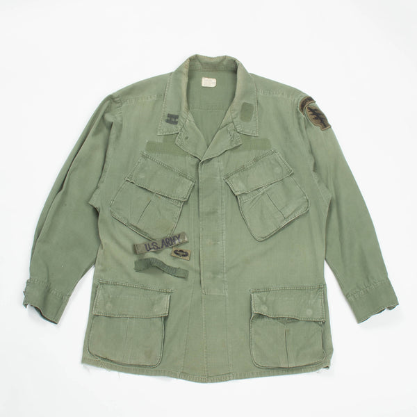 Distressed 70s Vintage Special Forces Jungle Jacket - Large