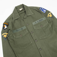 60s Vietnam War 101st Airborne / XVIII Airborne Corps Utility Shirt - Small