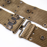 Rare Original NAMED Korean & Vietnam War USMC M1961 Webbing Belt
