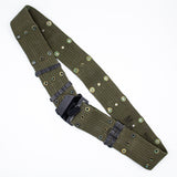 Vietnam War 1st Pattern M-1956 M56 Webbing Belt w/ DAVIS Buckle