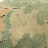 Original Vietnam War "Low-Cut" Double-Stamped Mitchell Pattern M1 Helmet Cover
