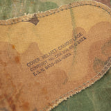 Original Vietnam War "Low-Cut" Double-Stamped Mitchell Pattern M1 Helmet Cover