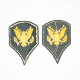 50s/60s US Army Cut Edge Specialist 4 Rank Patch Set