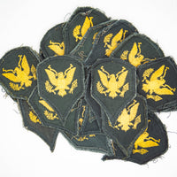 50s/60s US Army Cut Edge Specialist 4 Rank Patch Set