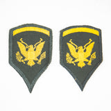 50s/60s US Army Cut Edge Specialist 5 Rank Patch Set