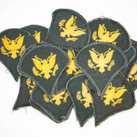 60s Vietnam War US Army Cut Edge Specialist 4 (E-4) Rank Patch Set