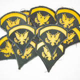 60s Vietnam War US Army Cut Edge Specialist 5 (E-5) Rank Patch Set