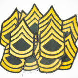 60s Vietnam War US Army Cut Edge Sergeant First Class (SFC) Rank Patch Set