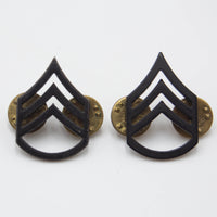 US Army Subdued Staff Sergeant Rank Collar Insignia