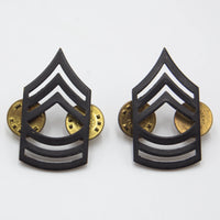 US Army Subdued Master Sergeant Rank Collar Insignia