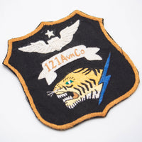 60s Vintage Vietnamese Hand-Embroidered 121st Aviation Company Pocket Patch