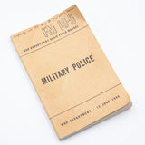 1944 WW2 US Army War Department Military Police Field Manual FM 19-5