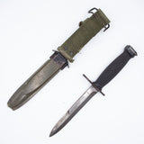 Vietnam War US Military M16A1 M7 Bayonet w/ M8A1 Scabbard