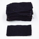 4" x 2" Black Velcro / Hook & Loop Patch
