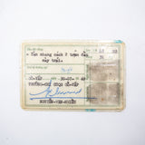 Original 60s South Vietnamese Civilian ID Card
