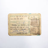 Original 60s South Vietnamese Civilian ID Card