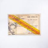 Original South Vietnamese Civilian Public Service Card