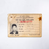 Original 60s South Vietnamese Military ID Card