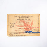Original South Vietnamese Military ID Card