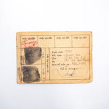 Original South Vietnamese Military ID Card
