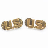 WW2 US Army Officer Collar U.S. Insignia Pin Set
