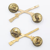 US Army Infantry Collar Branch Insignia Pin Set