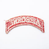 40s WW2 US Army Engineer Red & White Airborne Tab Patch
