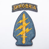 60s Vietnam War Cut Edge Special Forces SSI Patch