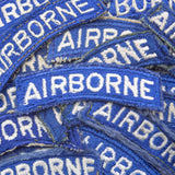 60s Vietnam War Cut Edge 82nd / 173rd Airborne Blue Airborne Tab