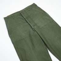 60s Vintage OG-107 Sateen Utility Trousers - 34x28