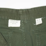 60s Vintage OG-107 Sateen Utility Trousers - 34x28