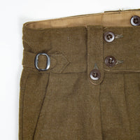 NOS 50s Vintage Australian Army Wool Trousers - 35x30