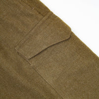 NOS 50s Vintage Australian Army Wool Trousers - 35x30