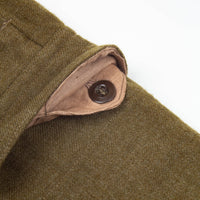 NOS 50s Vintage Australian Army Wool Trousers - 35x30