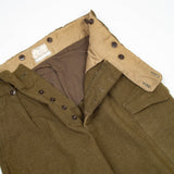 NOS 50s Vintage Australian Army Wool Trousers - 35x30