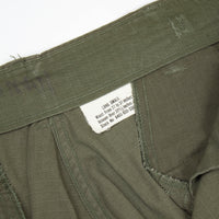 60s Vietnam War Vintage Tropical Combat Trousers - 32x33