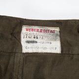 Rare 50s West German Army Heavy HBT Trousers - 36x30