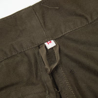 Rare 50s West German Army Heavy HBT Trousers - 36x30