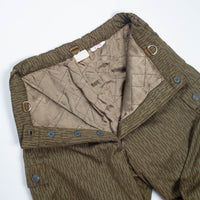 Deadstock 70s East German Raindrop Camo Trousers - 36x29