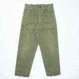 60s British Army Green Cotton Overall Trousers - 30x30