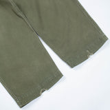 60s British Army Green Cotton Overall Trousers - 30x30