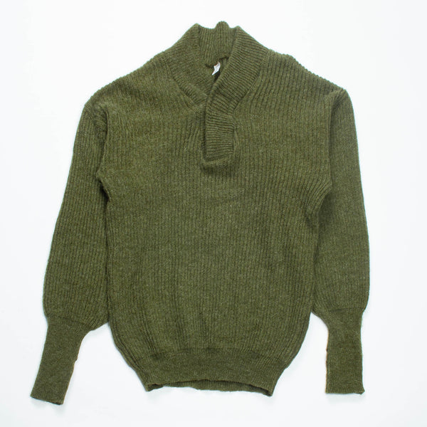 Rare 80s Vintage Norwegian Army 'Norgie' Wool Jumper - Large