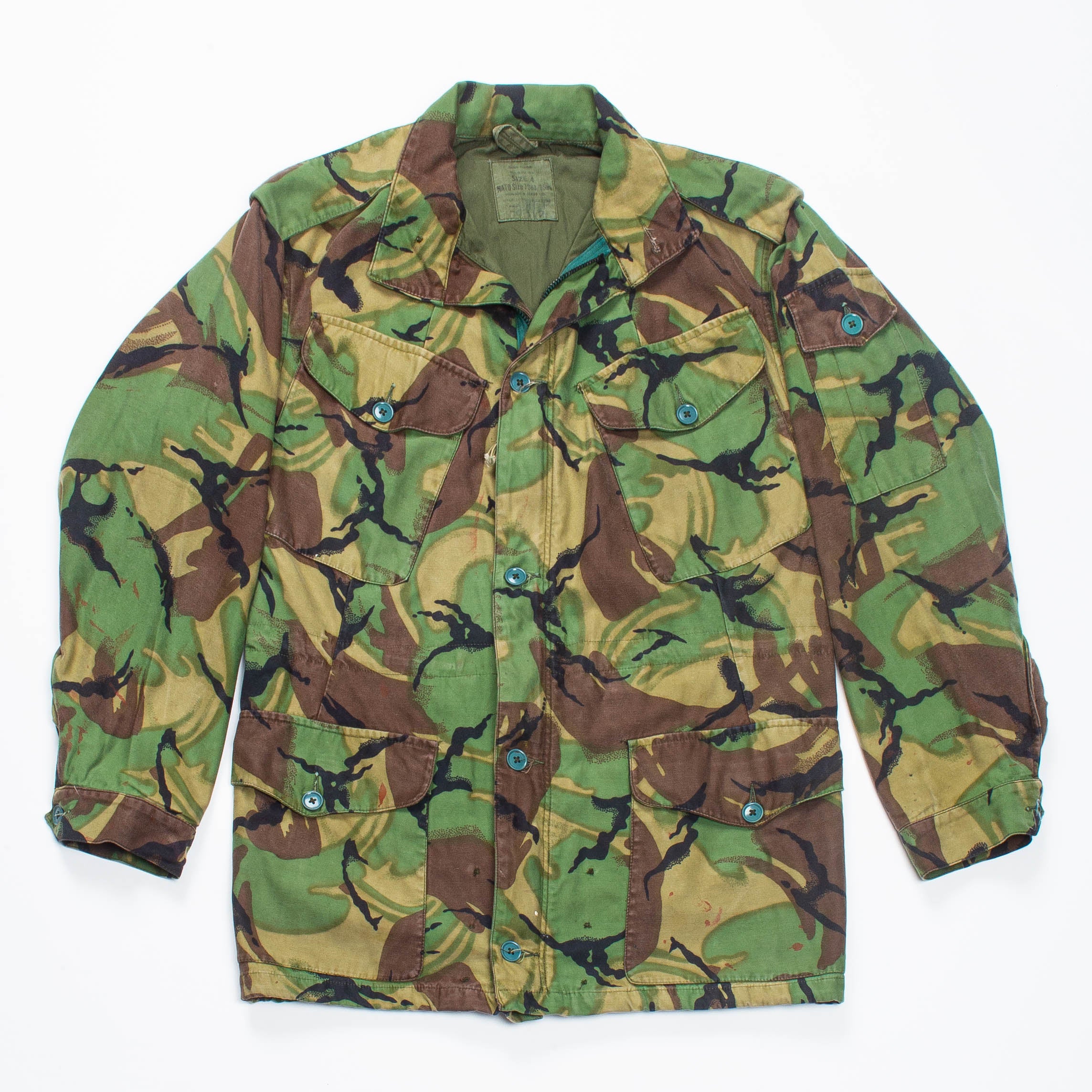 70s Vintage 68 Pattern DPM Smock - Medium – Omega Militaria