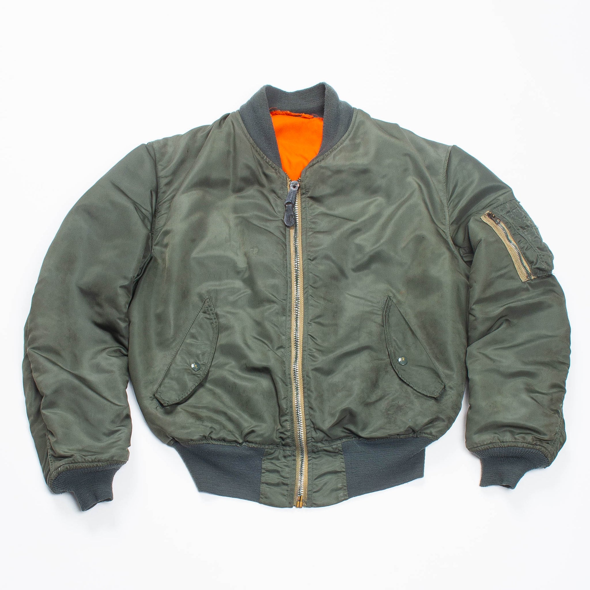 MA-1ジャケット 60s 60s Vintage USAF MA-1 Flight Jacket - Large – Omega Militaria