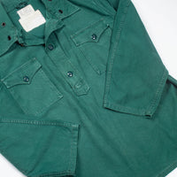 Rare 60s Emerald Green Aggressor Shirt - X-Large