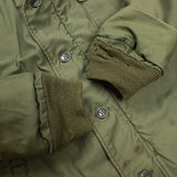 70s Vintage US Navy Jet Pilot Patched A-2 Deck Jacket - Large