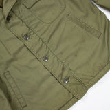 70s Vintage US Navy Jet Pilot Patched A-2 Deck Jacket - Large